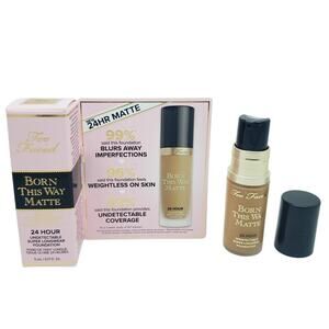 Lot of 2 Too Faced Born This Way Matte 24 Hour Foundation Mini Warm Sand